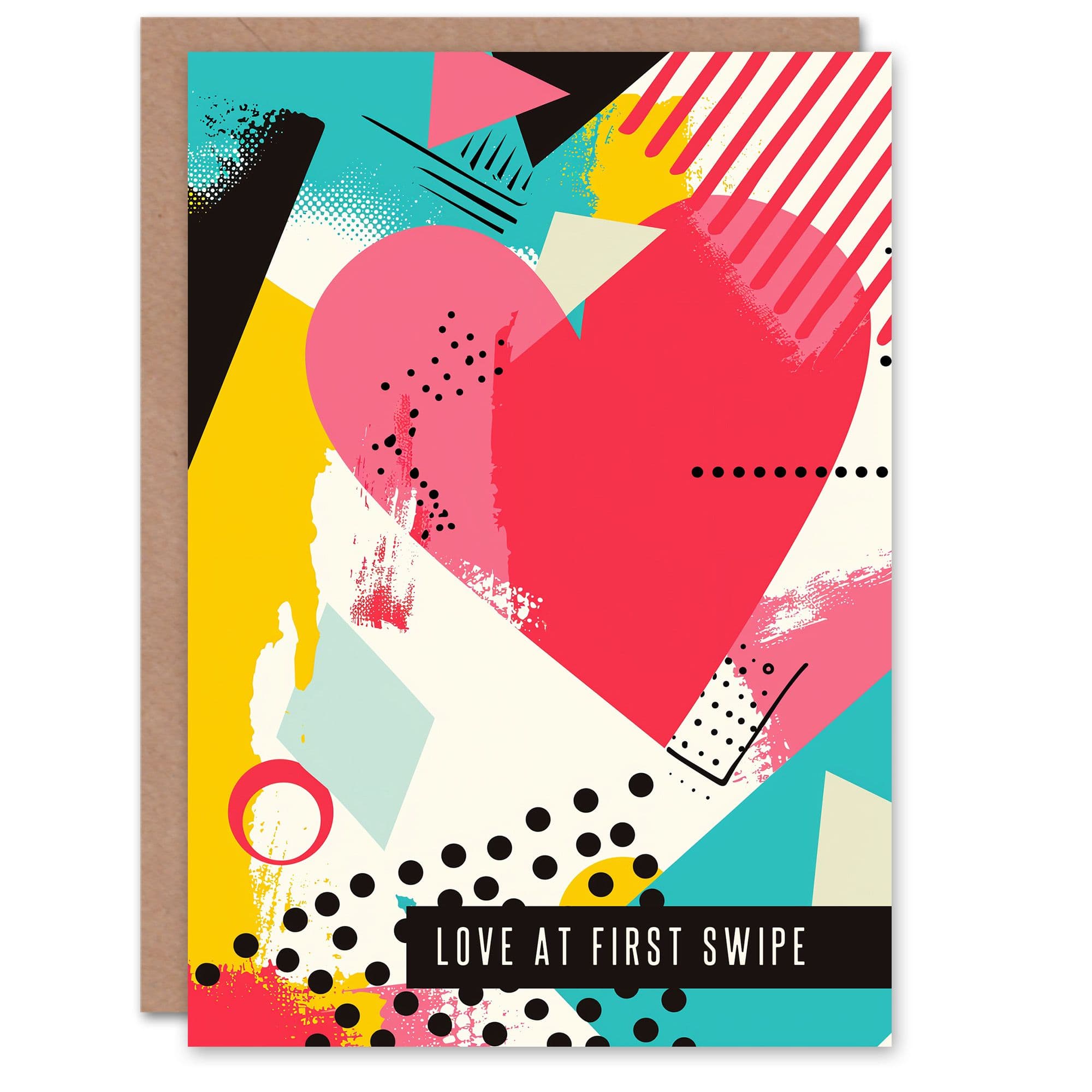 Anniversary Card Love At First Swipe Funny Dating App Her Wife Partner