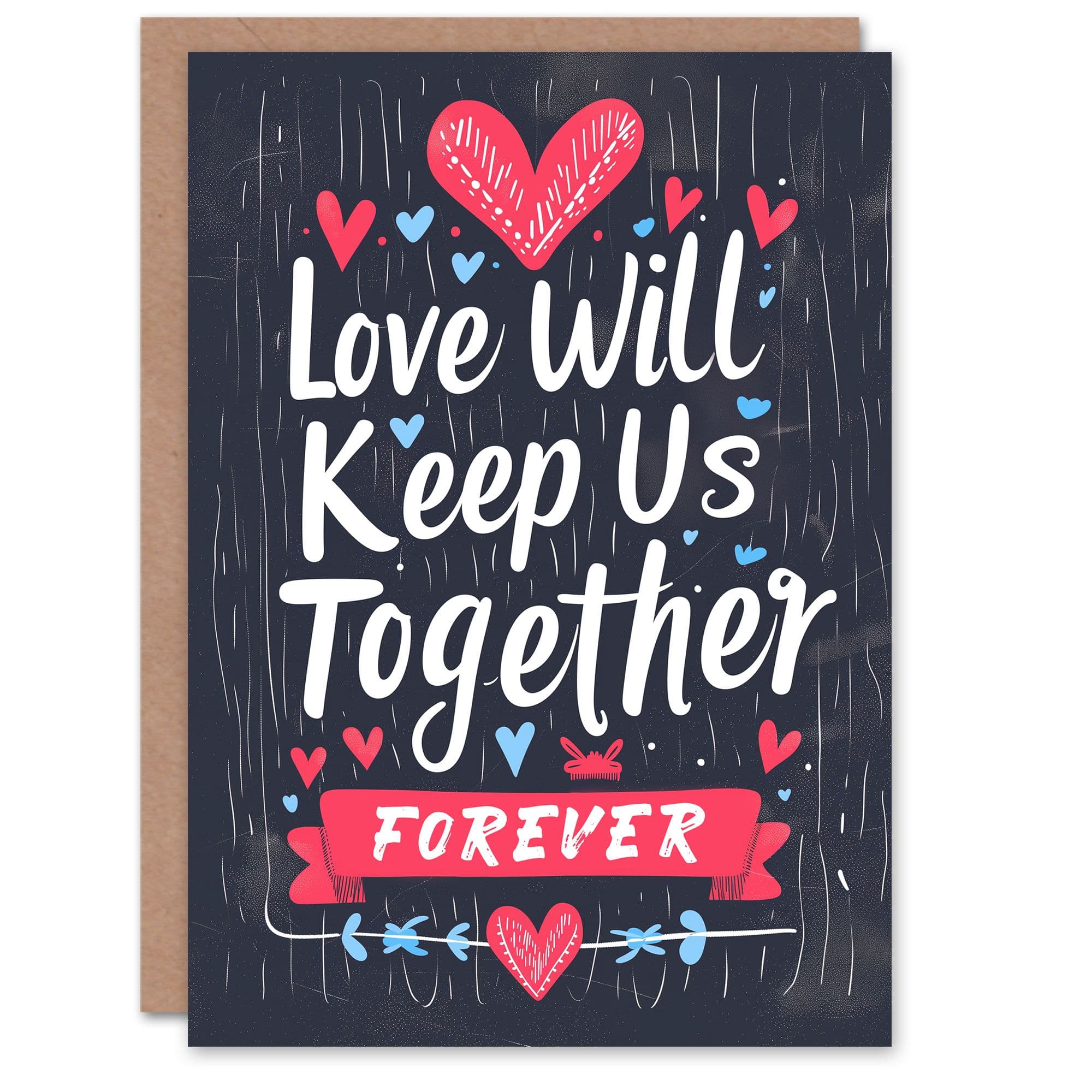Anniversary Card Love Keep Us Together Forever Heart For Her Wife Partner