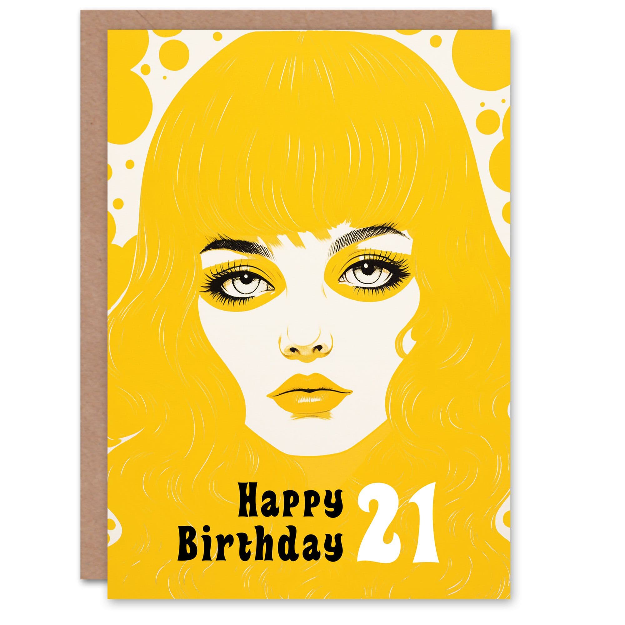 Birthday Greeting Card Summer Cool Age Old 21st Her