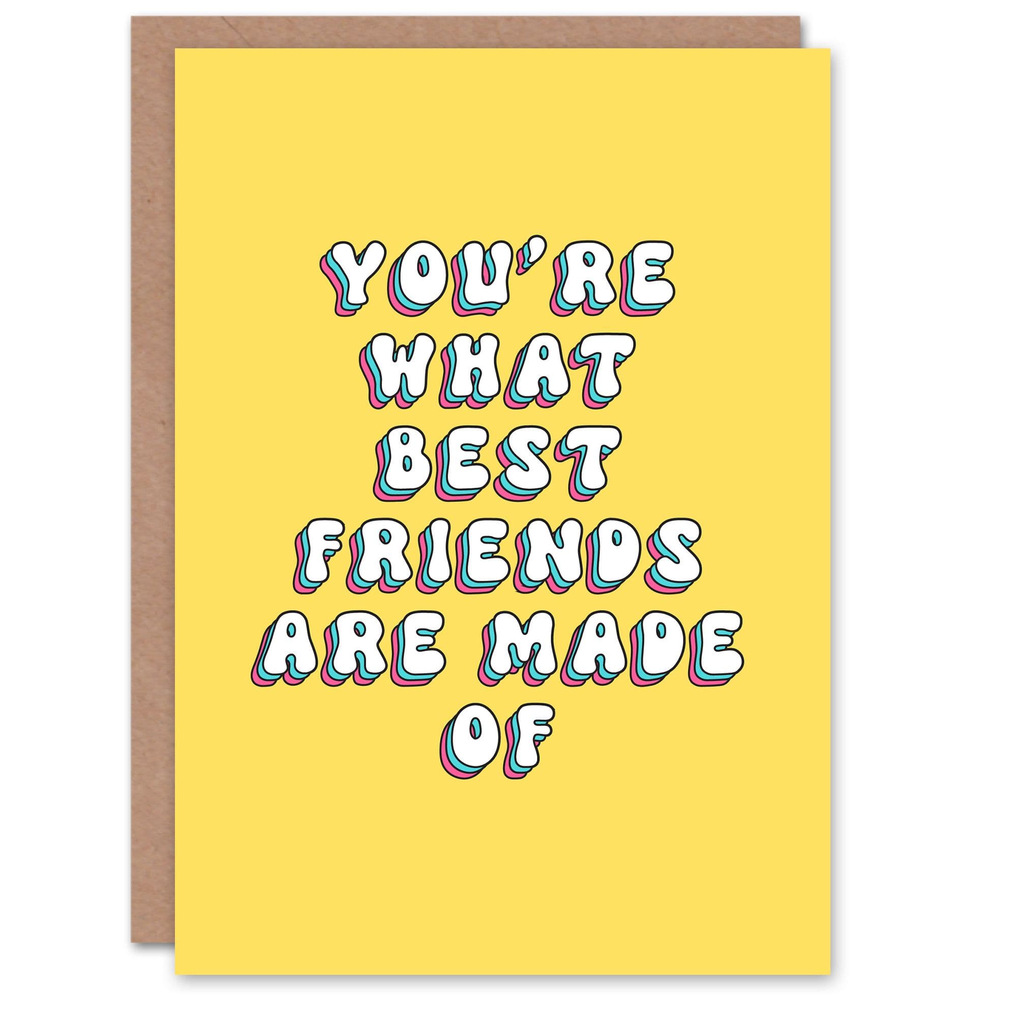 Birthday Card What Best Friends Are Made Sincere Her Woman Sister Wife Partner Girlfriend Greeting Card