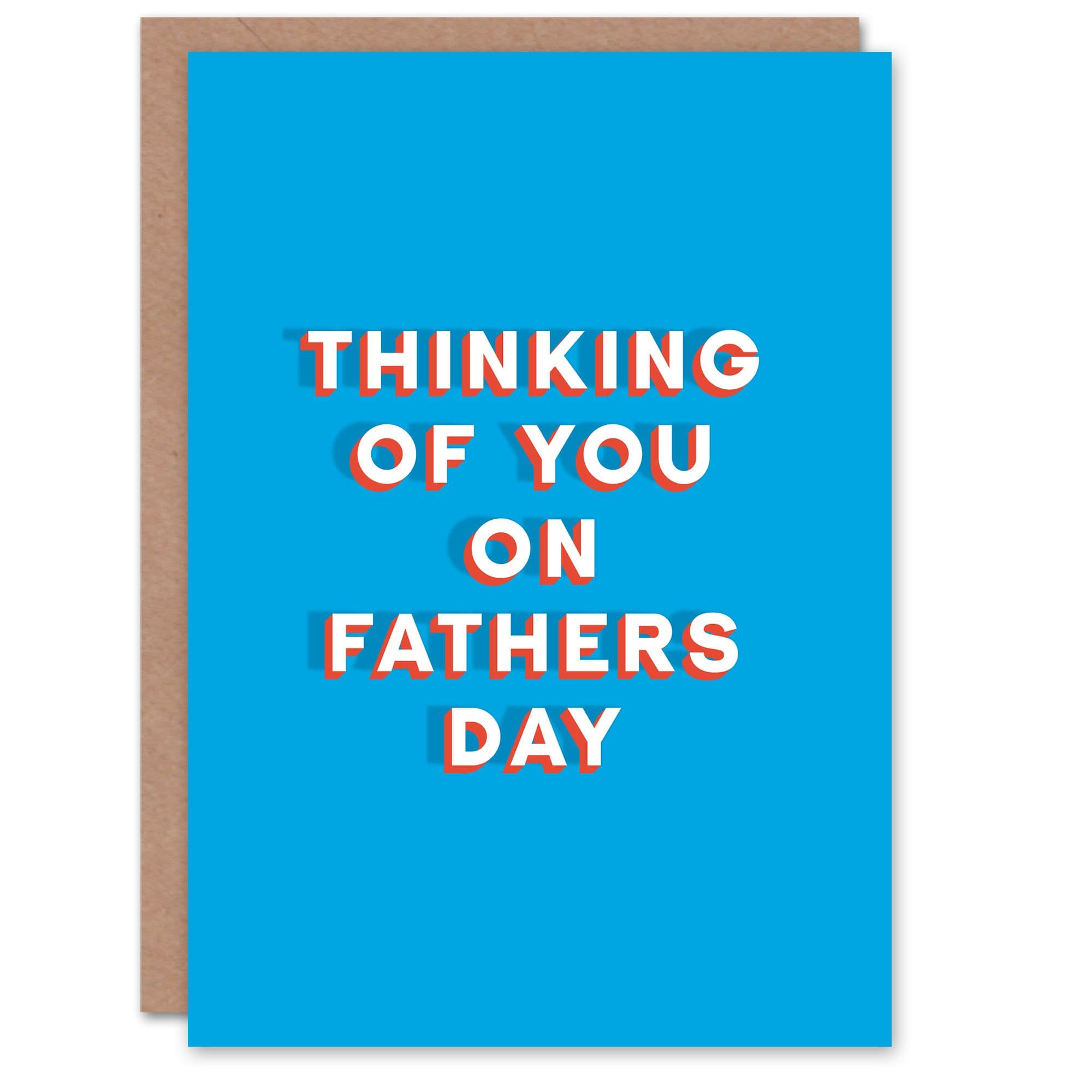 Father's Day Card Thinking Of You This Day Sincere Loving Thoughtful For Him Dad