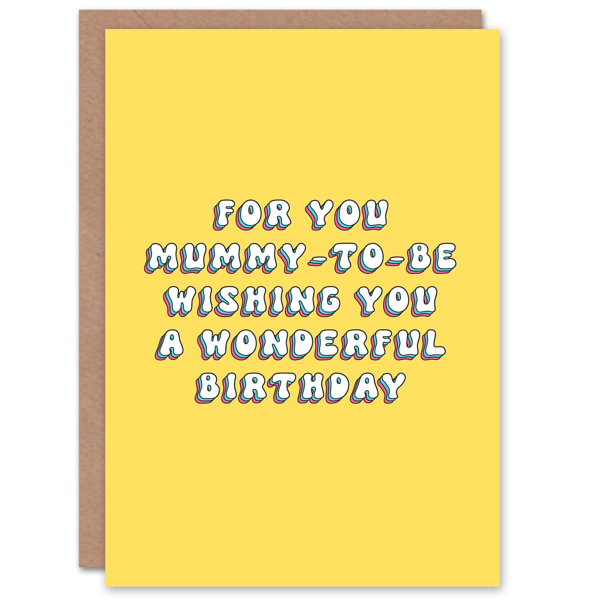Birthday Card Mummy To Be Mum Mam Mother Mummy Greeting Card