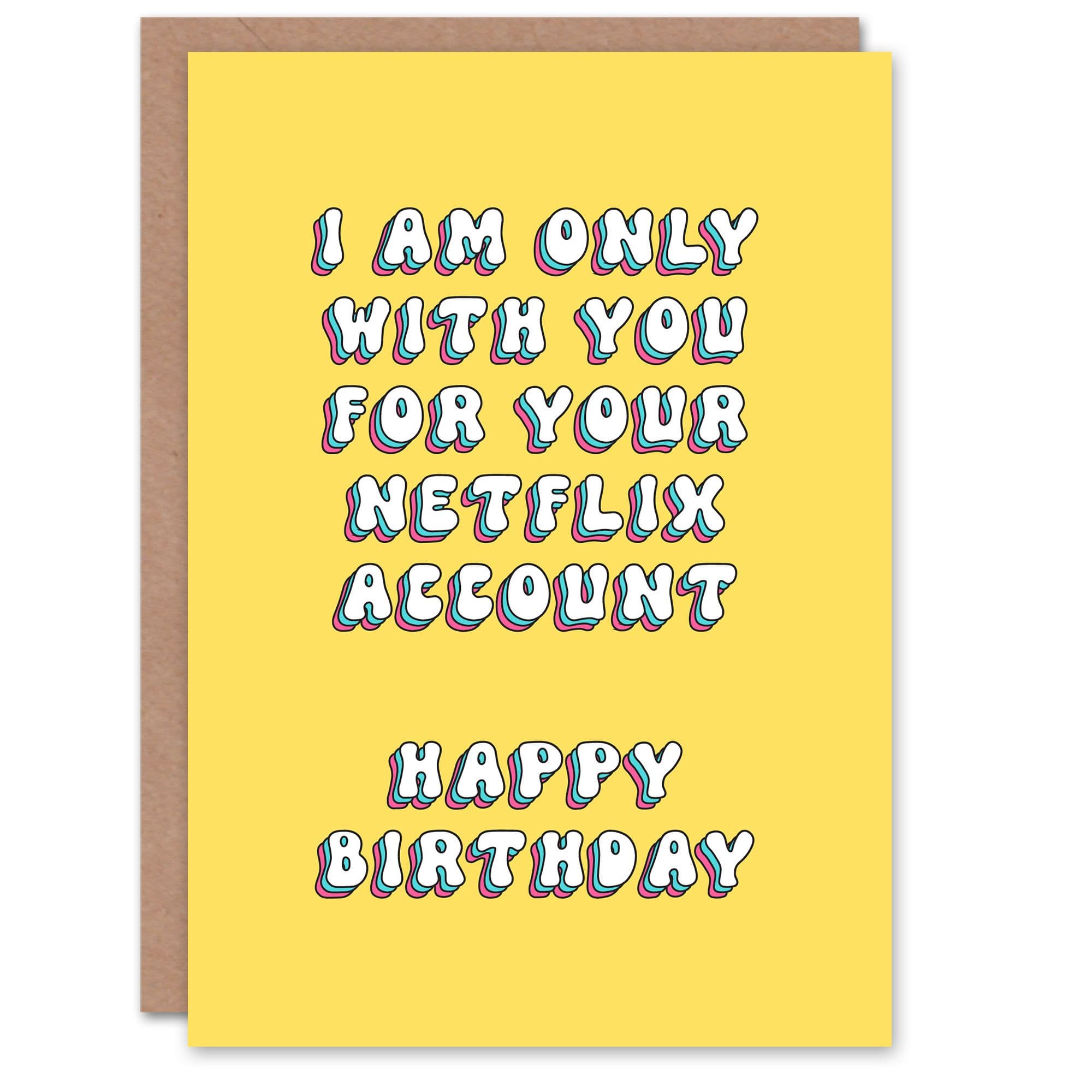 Birthday Card Only You Streaming Platform Subscription