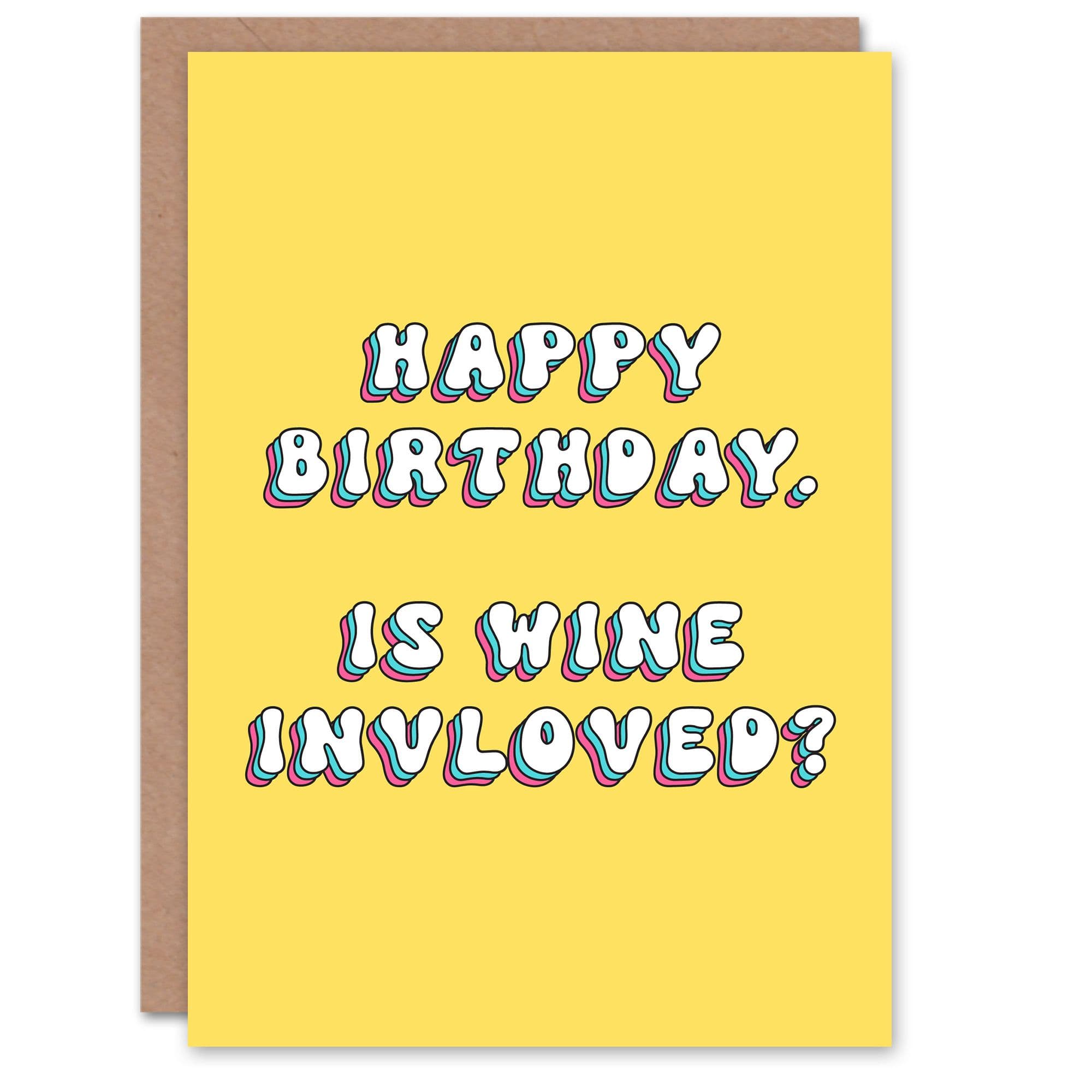 Greeting Card Celebration Is Involved Funny Cheeky Birthday