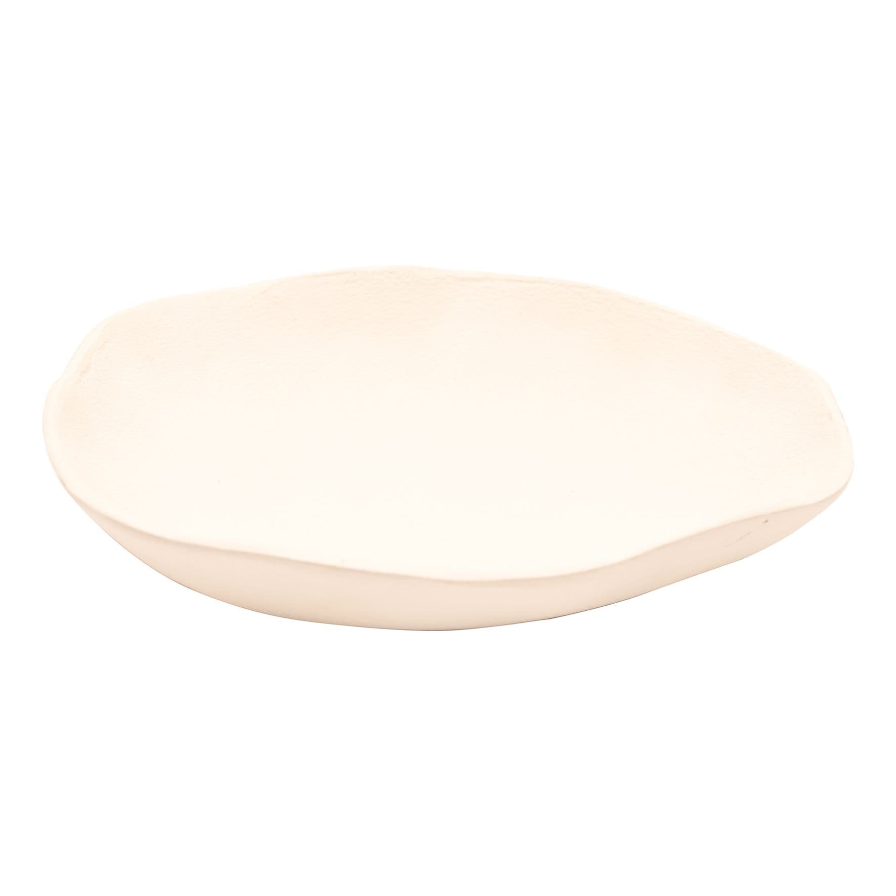 Round White Decorative Bowl - Large