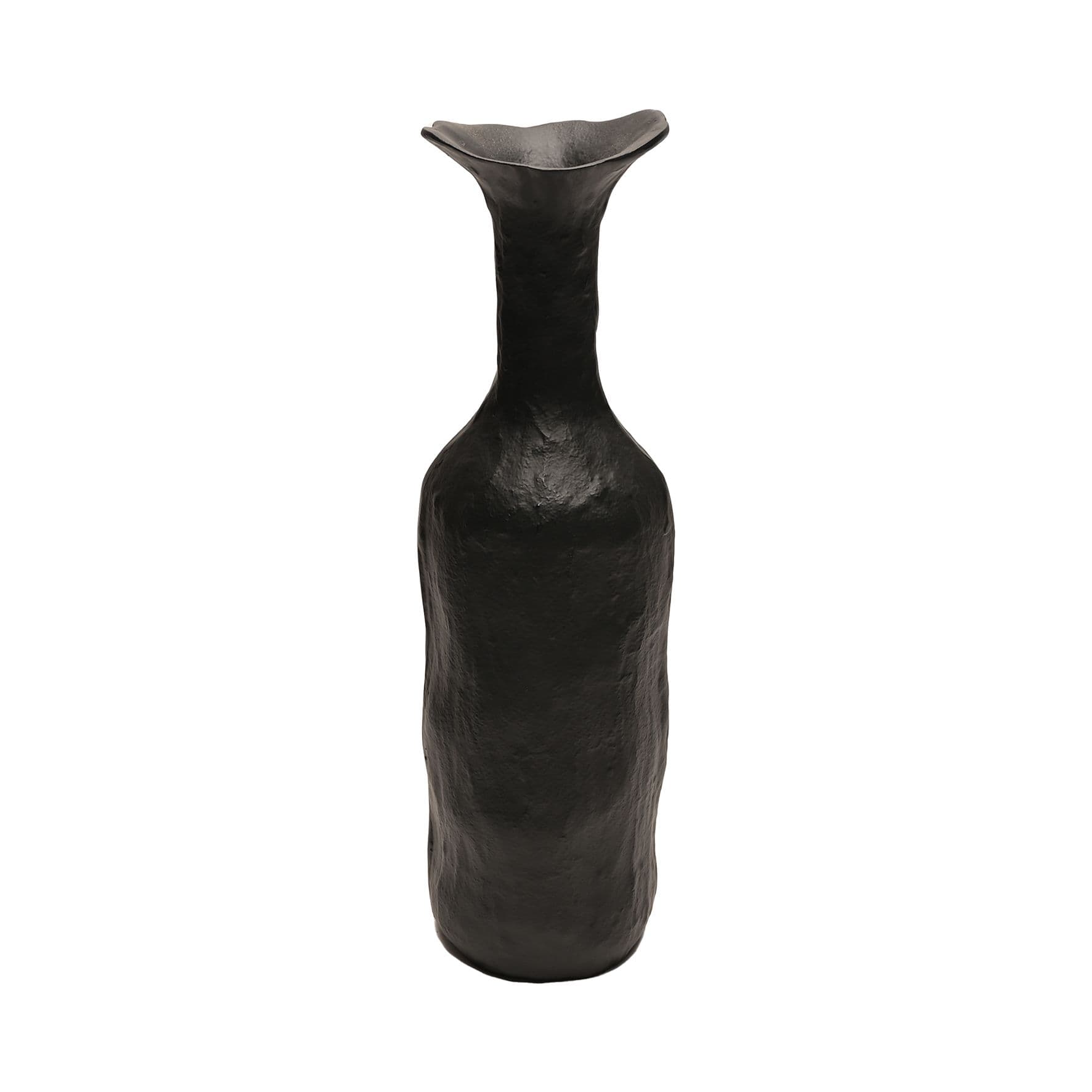 Slim Metal Vase - Black