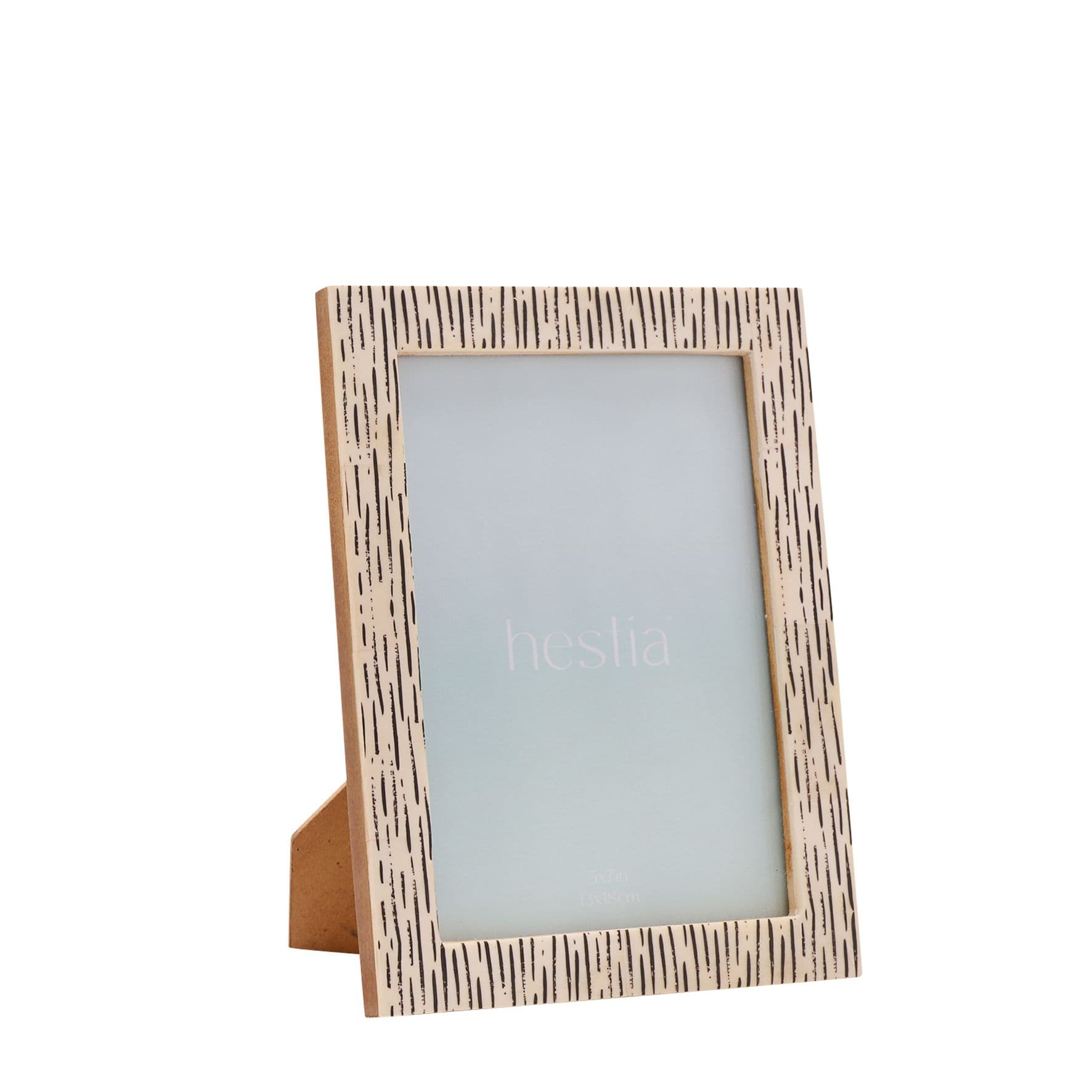 Striped Bone Photo Frame 5" x 7"