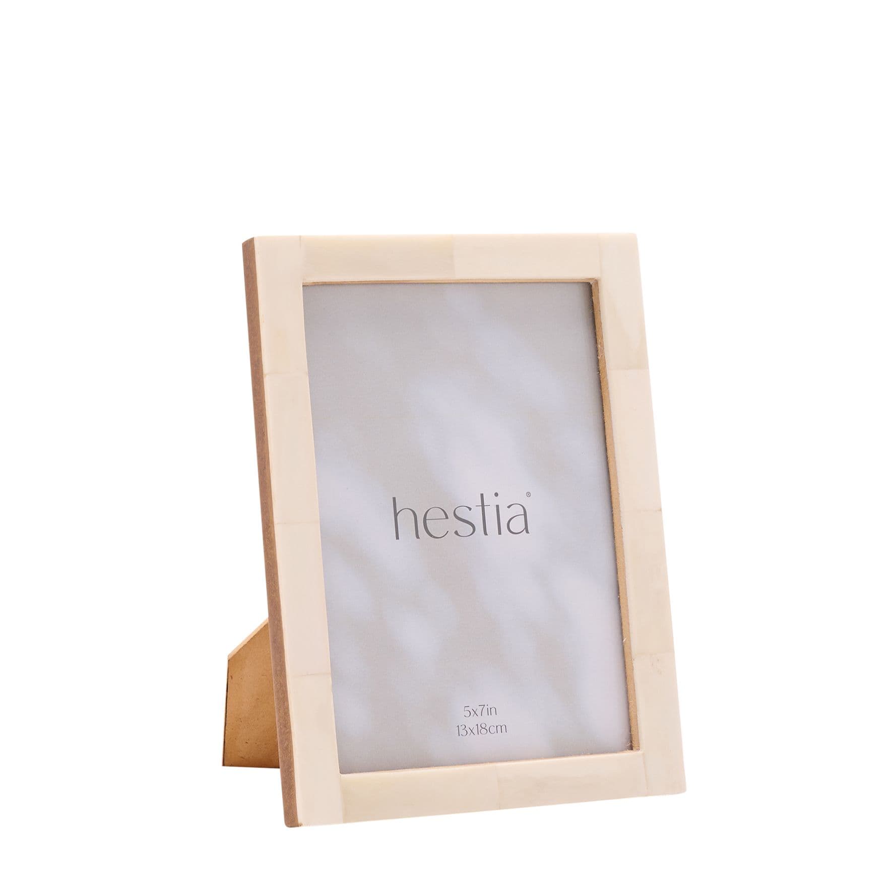 Natural White Bone Photo Frame 5" x 7"