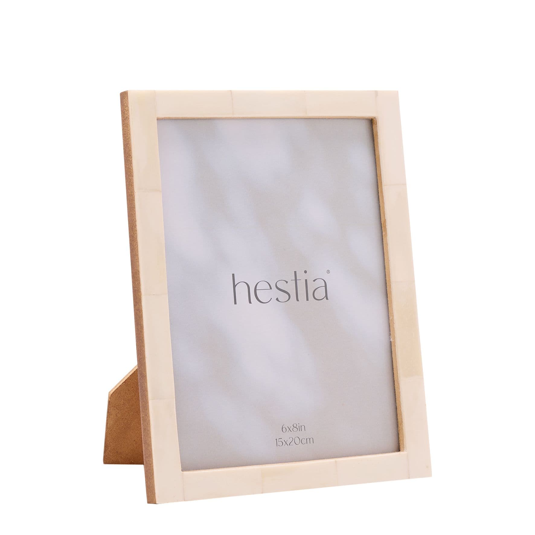 Natural White Bone Photo Frame 6" x 8"