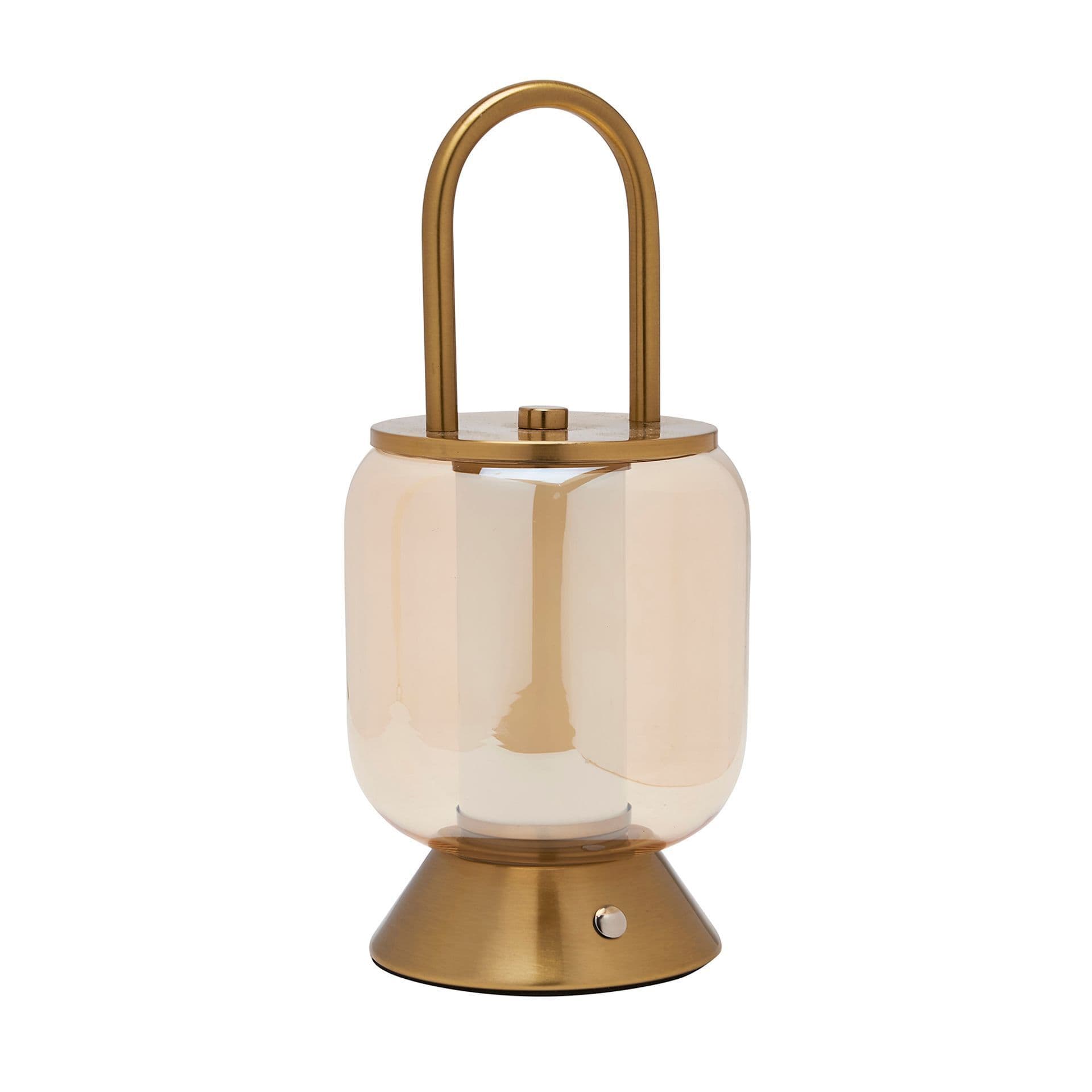 Bronze USB LED Touch Lamp - Lantern Style