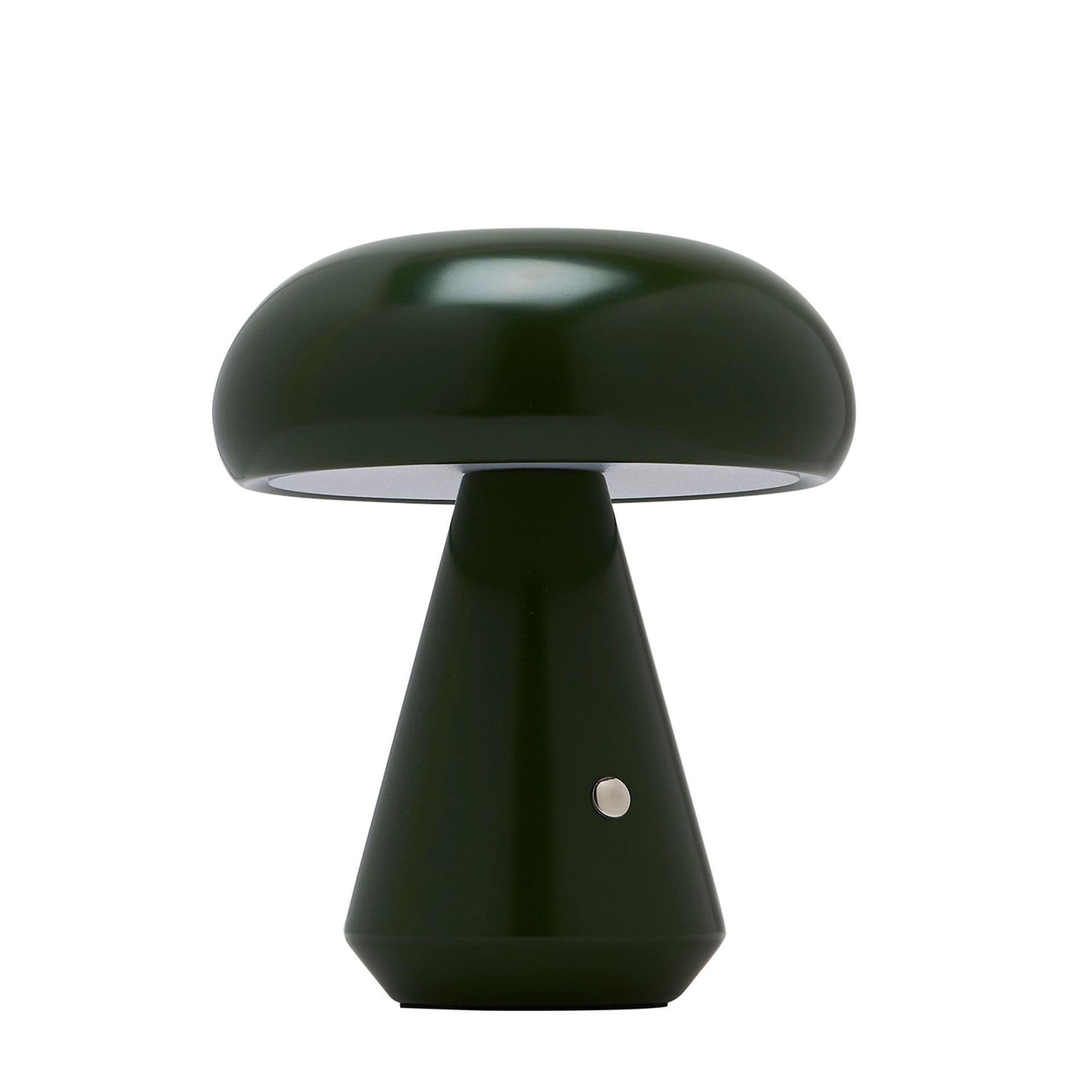 Moss Green Mushroom USB LED Touch Table Lamp