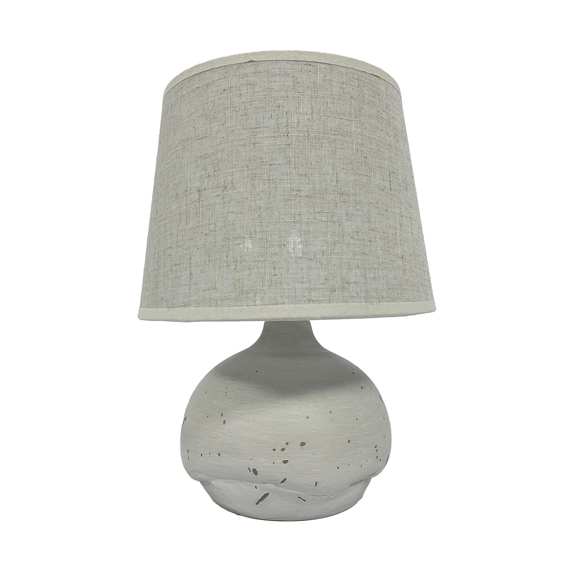 Natural Flecked Lamp - 33cm