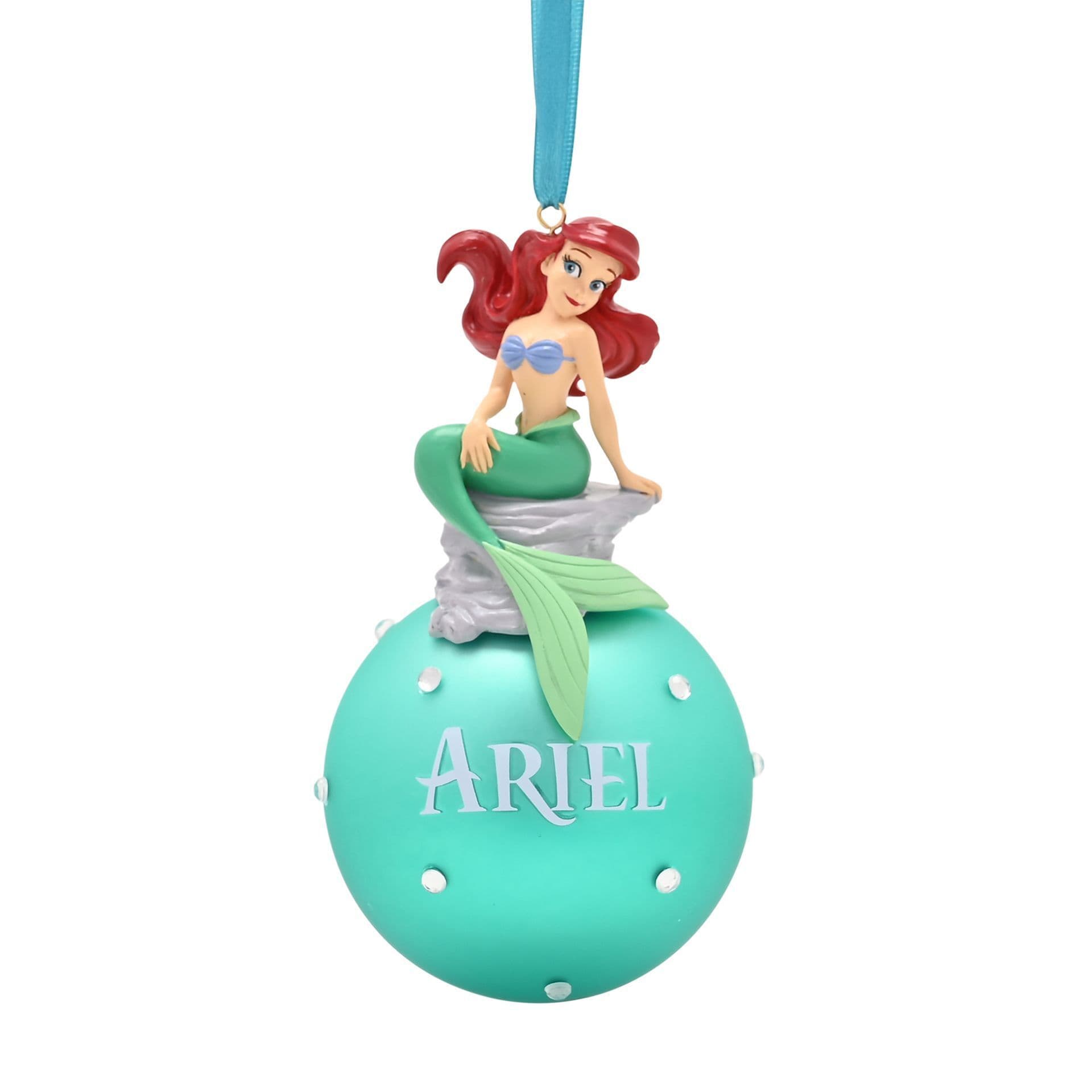 Little Mermaid Ariel On Glass Bauble