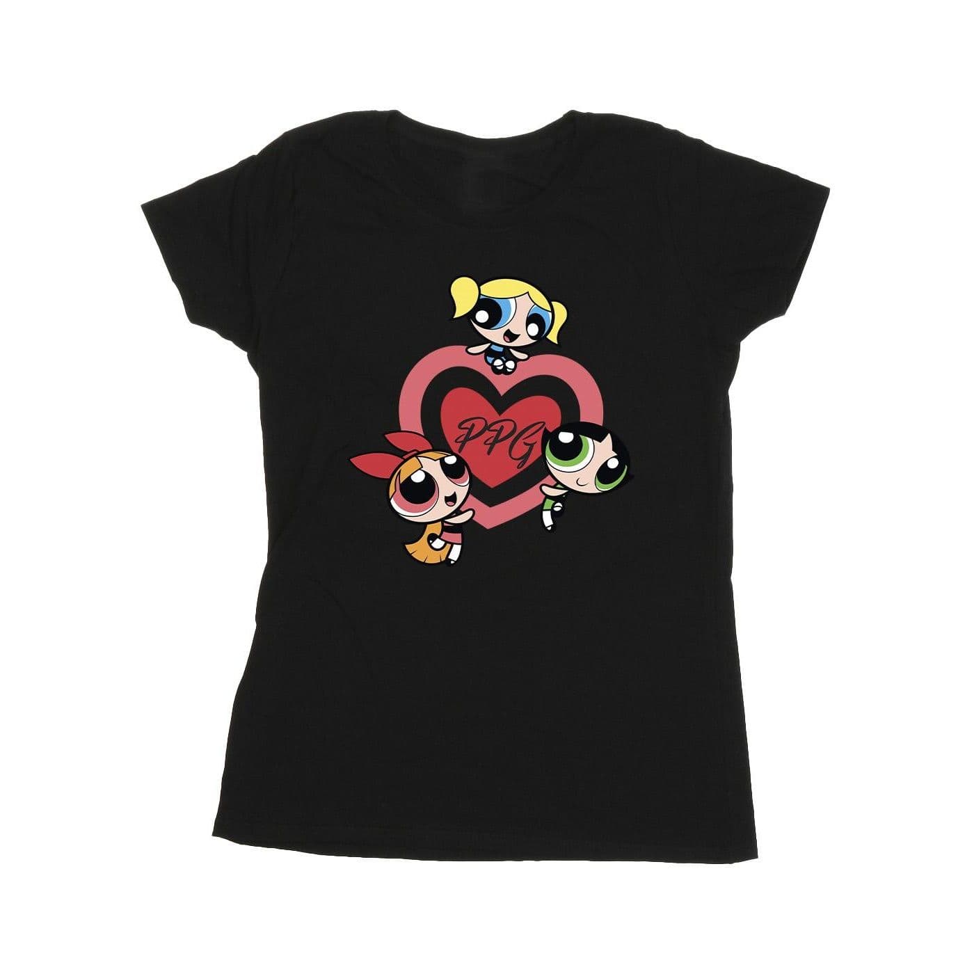 Double Heart Cotton T Shirt