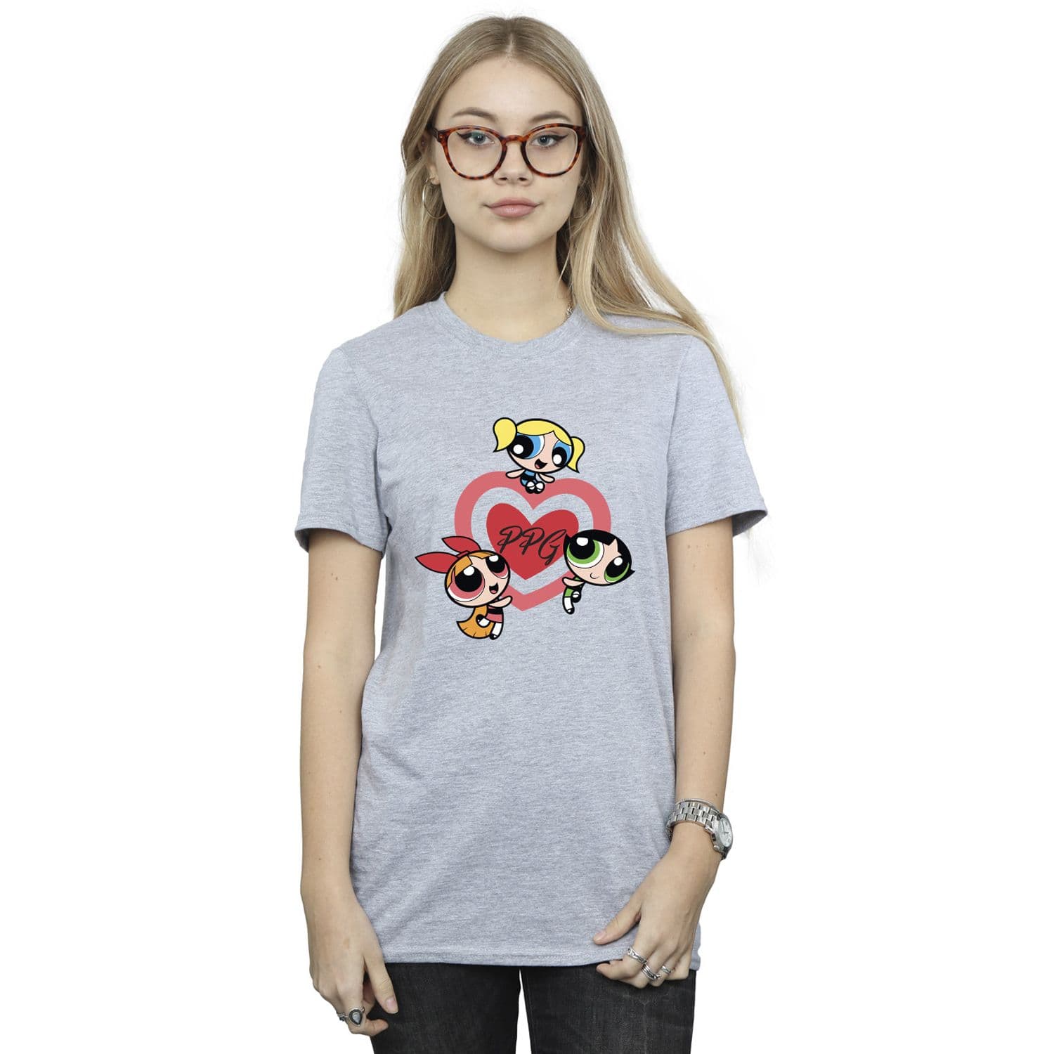 Double Heart Boyfriend T Shirt