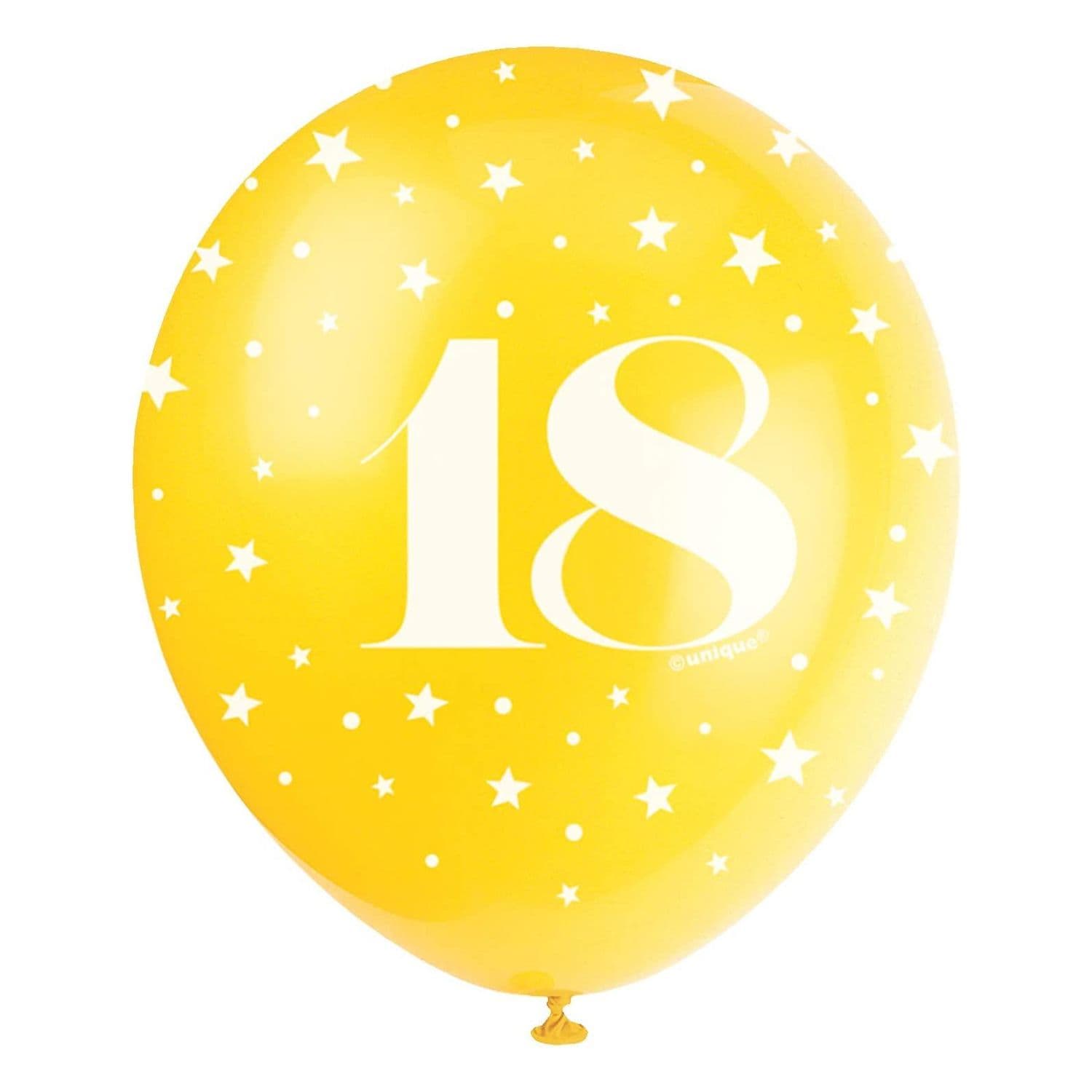 Latex Pearlised 18th Balloons