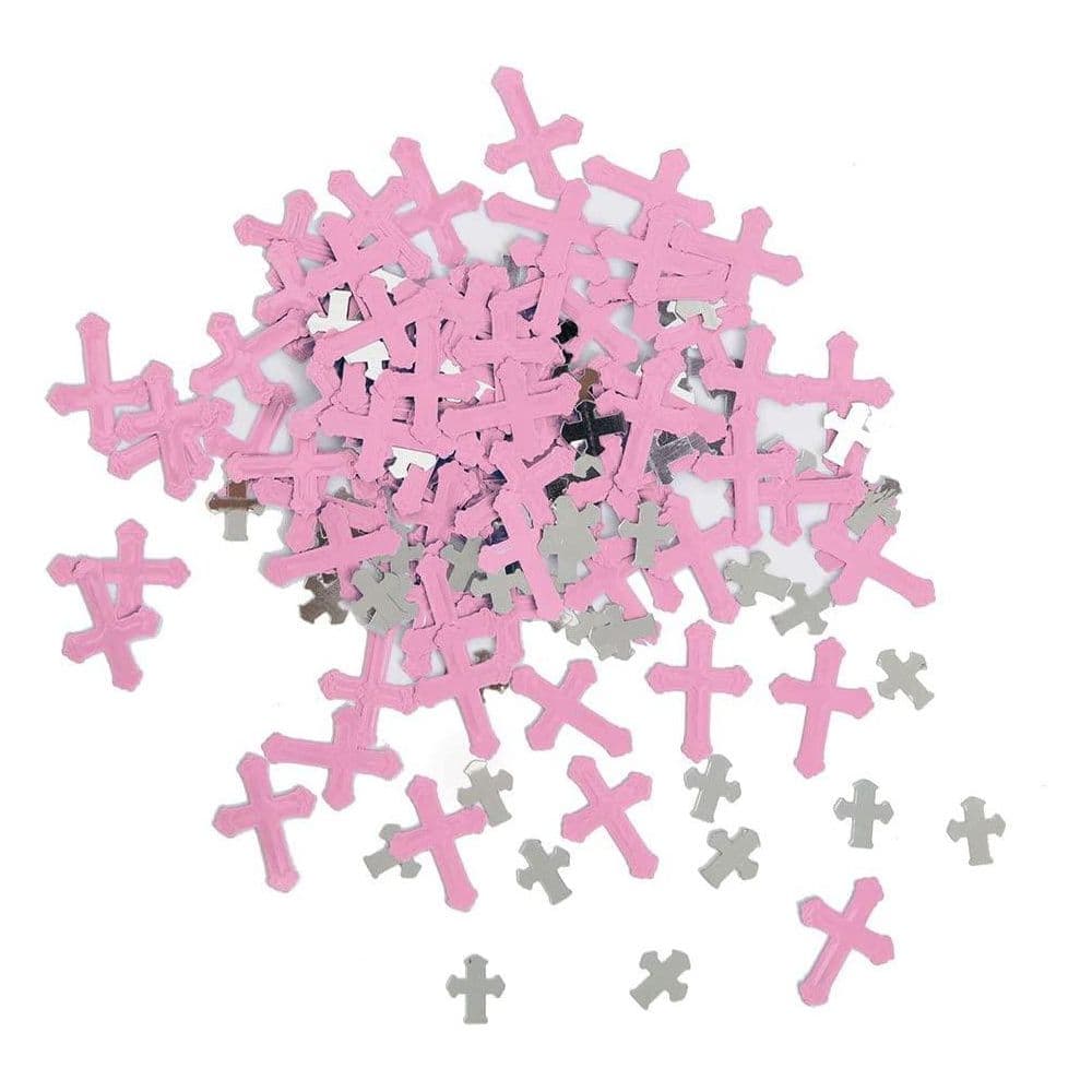Religious Foil Radiant Cross Confetti