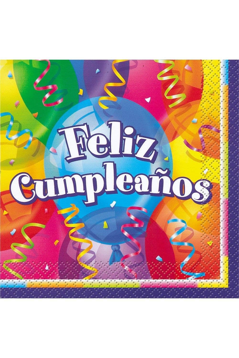 Feliz Cumpleanos Disposable Napkins