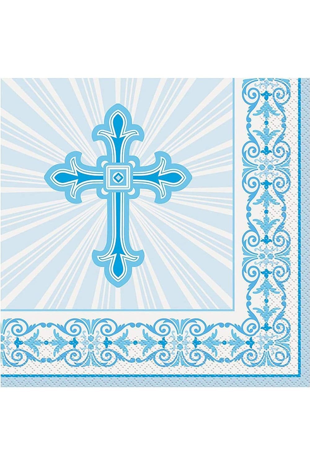 Religious Radiant Cross Disposable Napkins