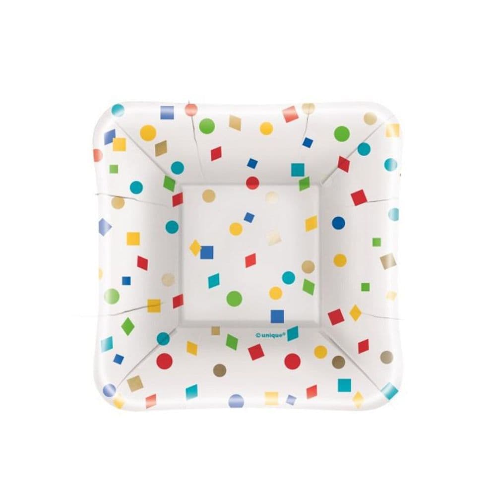 Paper Confetti Appetiser Plates