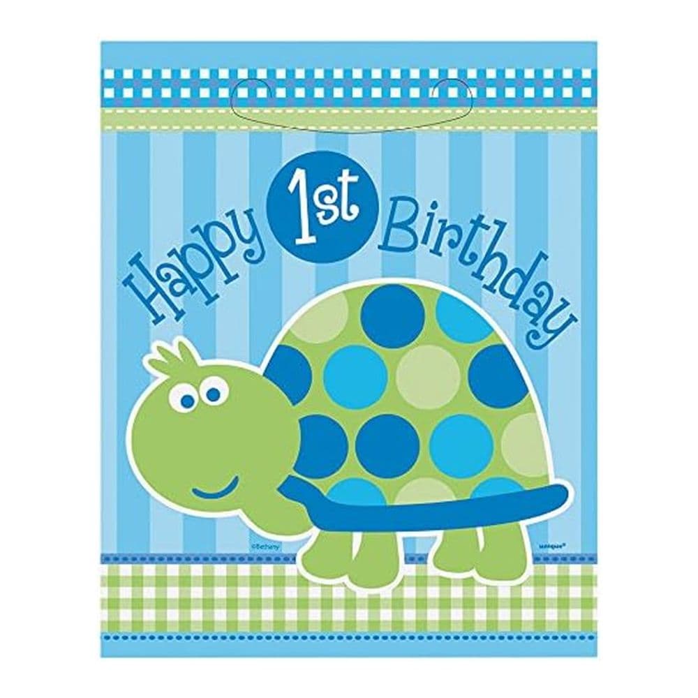 Turtle 1st Birthday Bags