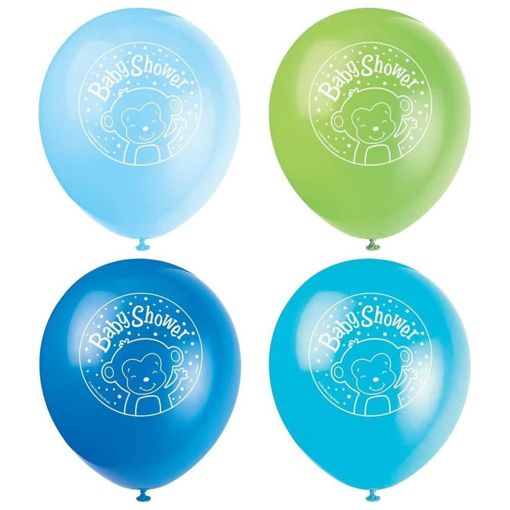 Latex Monkey Shower Balloons