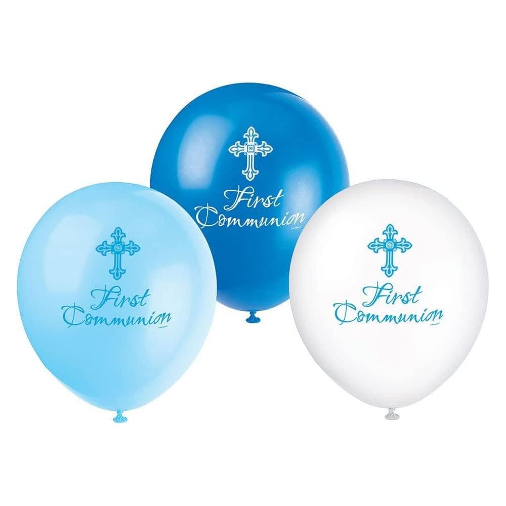 Latex Radiant Cross First Holy Communion Balloon