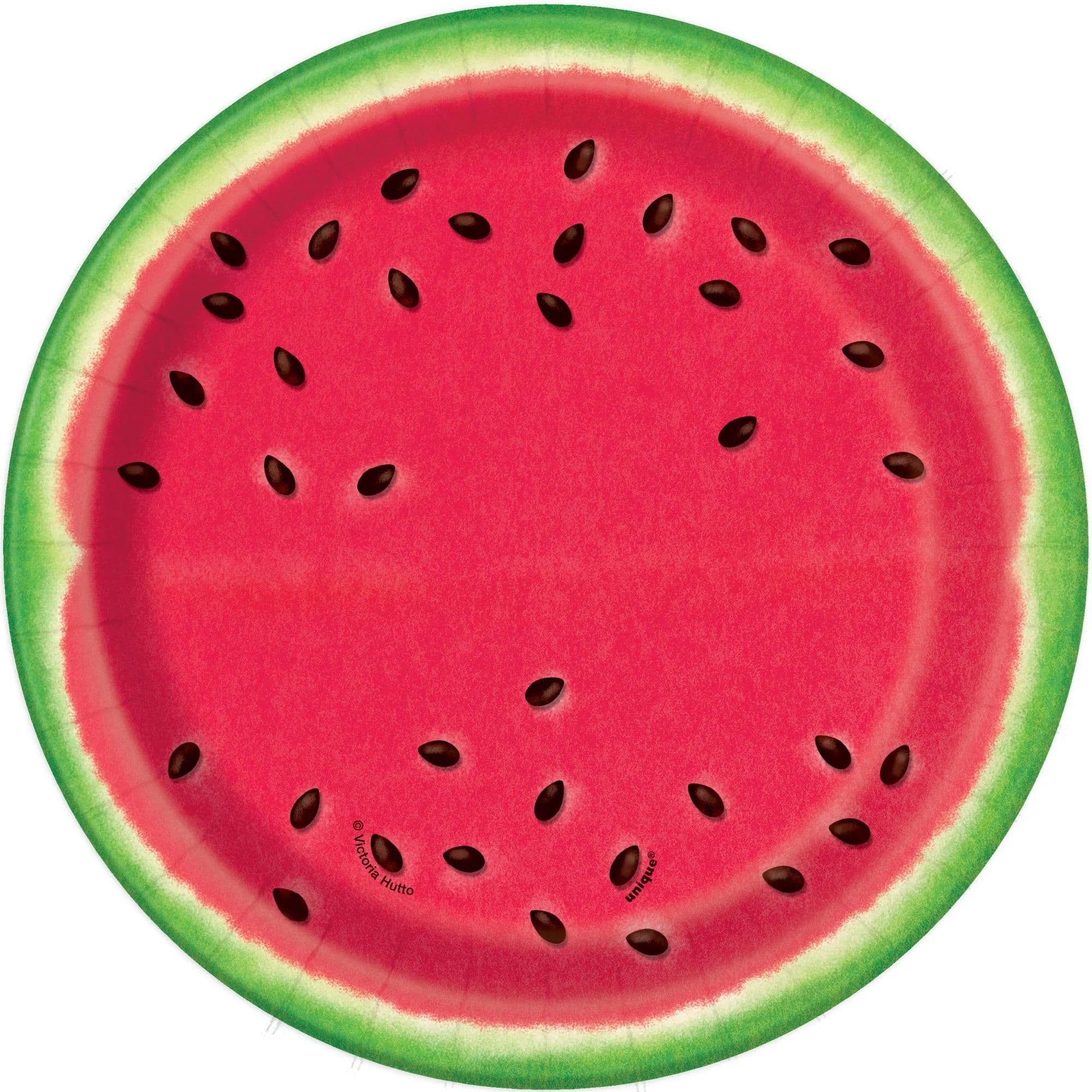 Watermelon Summer Disposable Plates