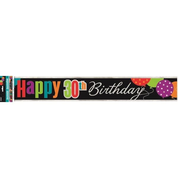Cheer 30th Birthday Banner