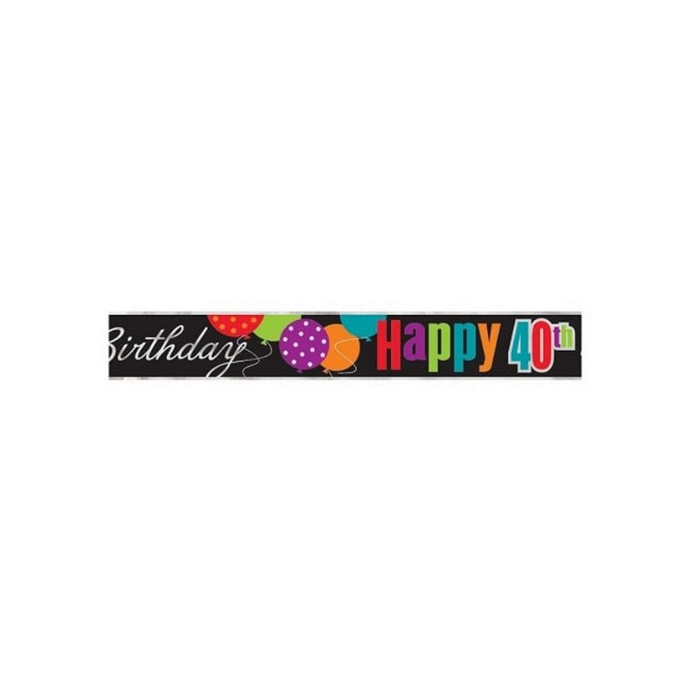 Cheer 40th Birthday Banner