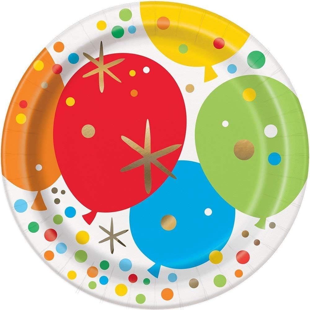 Balloons Dessert Plate