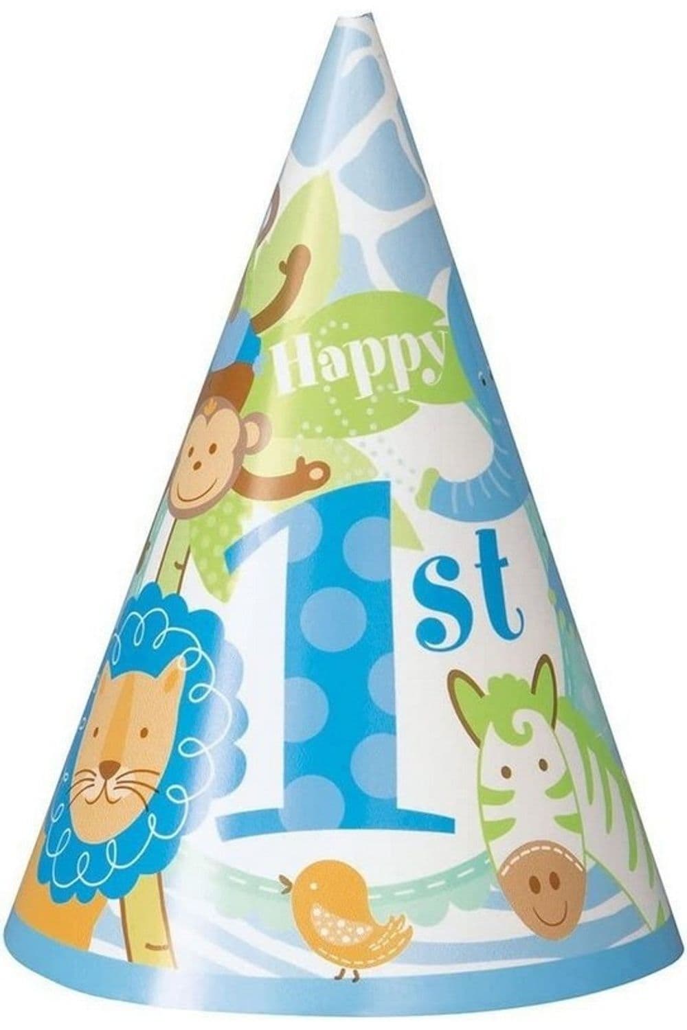 Safari Animals 1st Birthday Hats