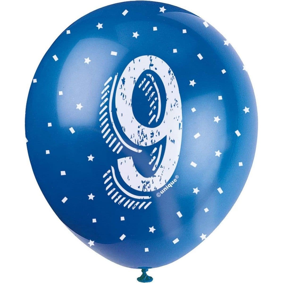 Latex Pearlised 9th Birthday Balloons