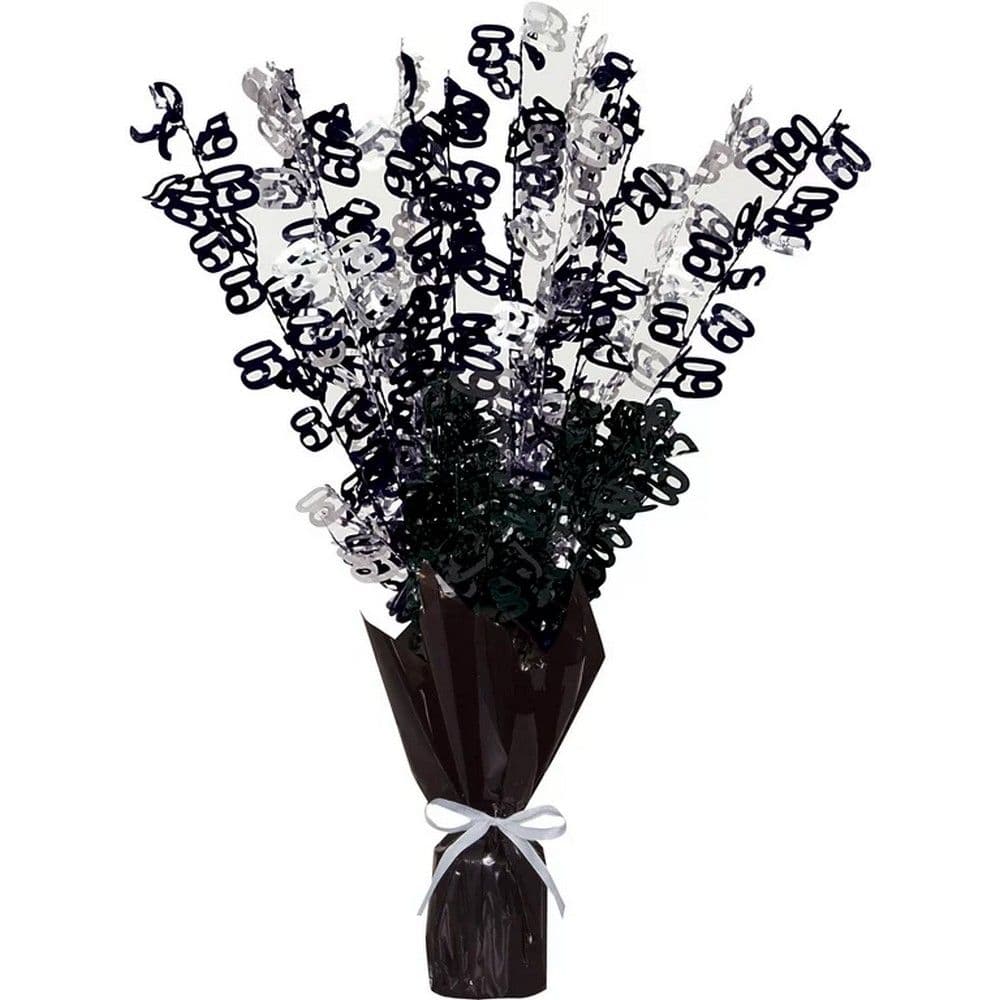 Glitz 80th Balloon Weight Centrepiece