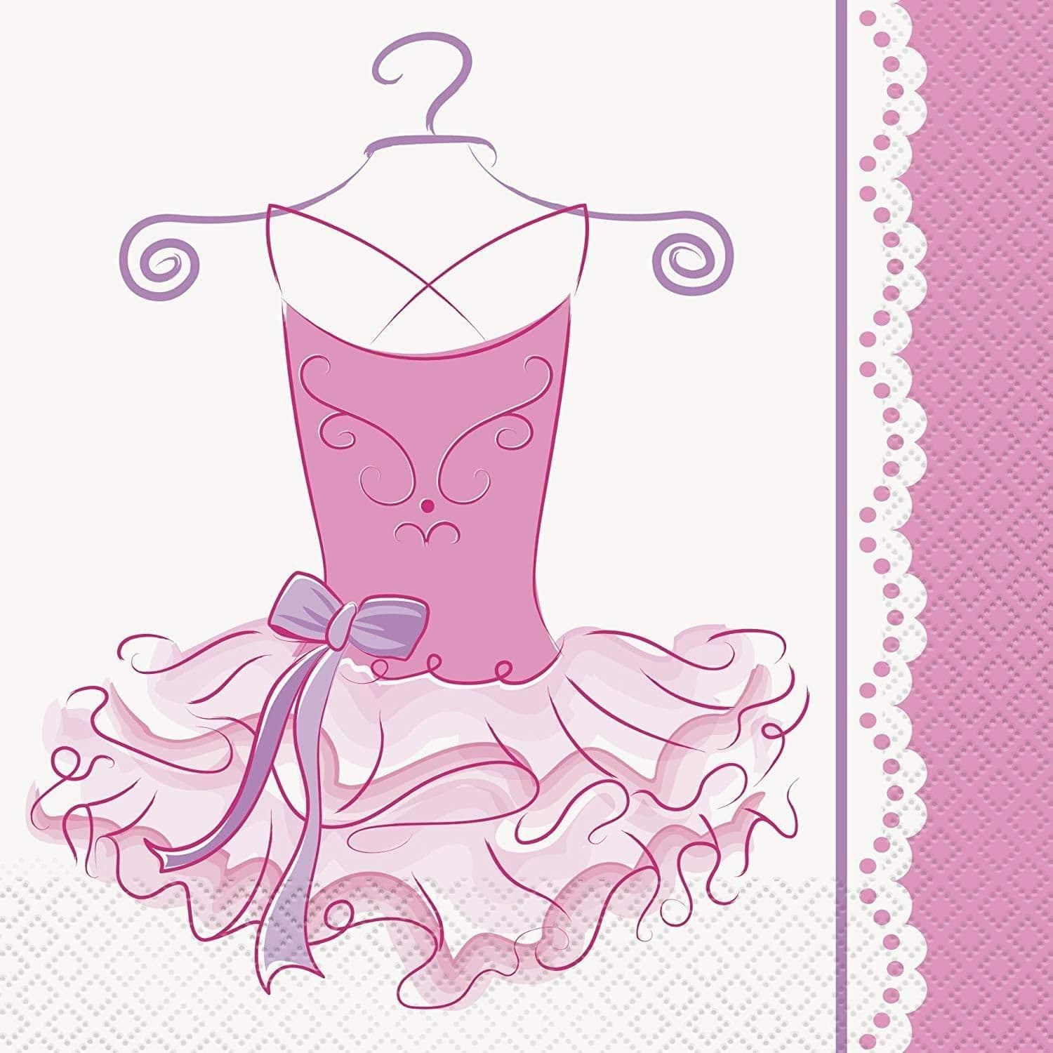 Paper Ballerina Disposable Napkins