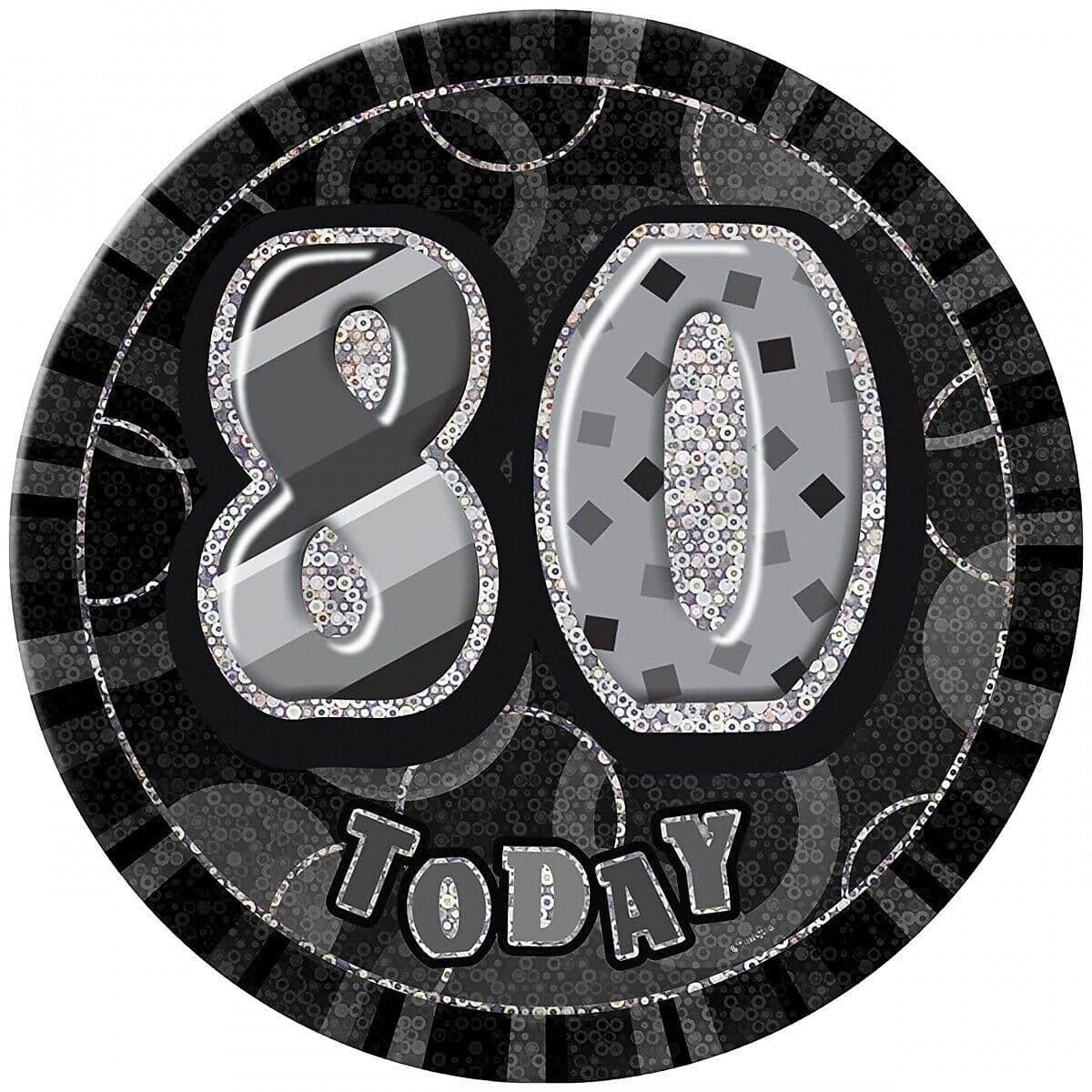 Glitz 80th Badge