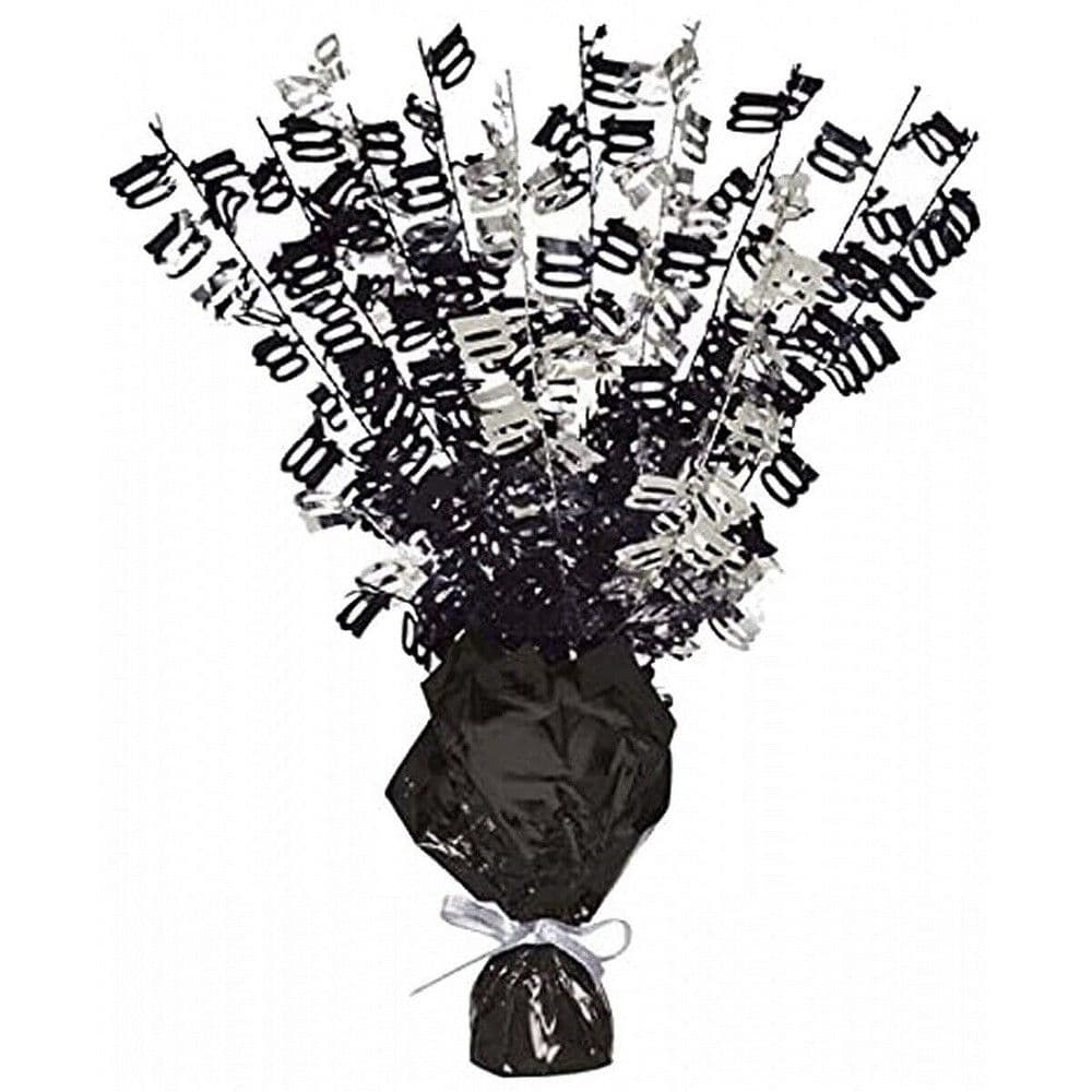 Glitz 100th Birthday Balloon Weight Centrepiece