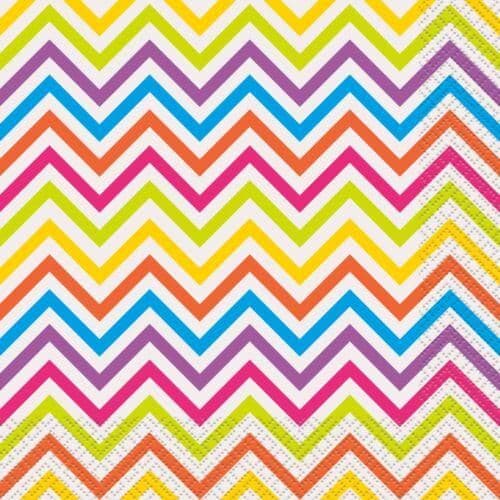 Paper Chevron Disposable Napkins