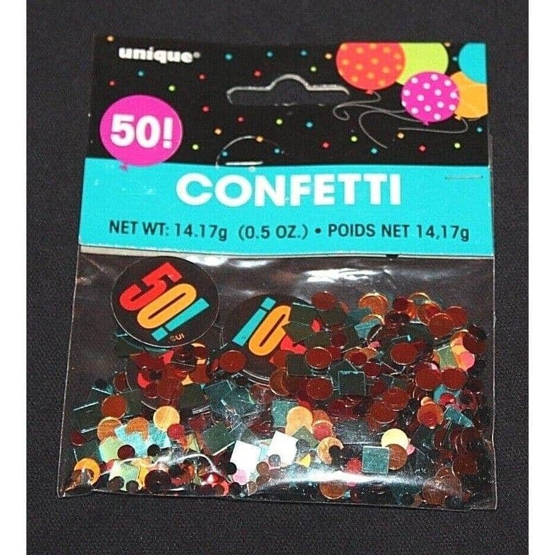 Cheer 50th Birthday Confetti