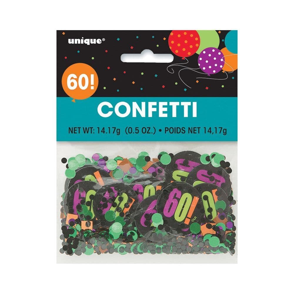 Cheer 60th Birthday Confetti