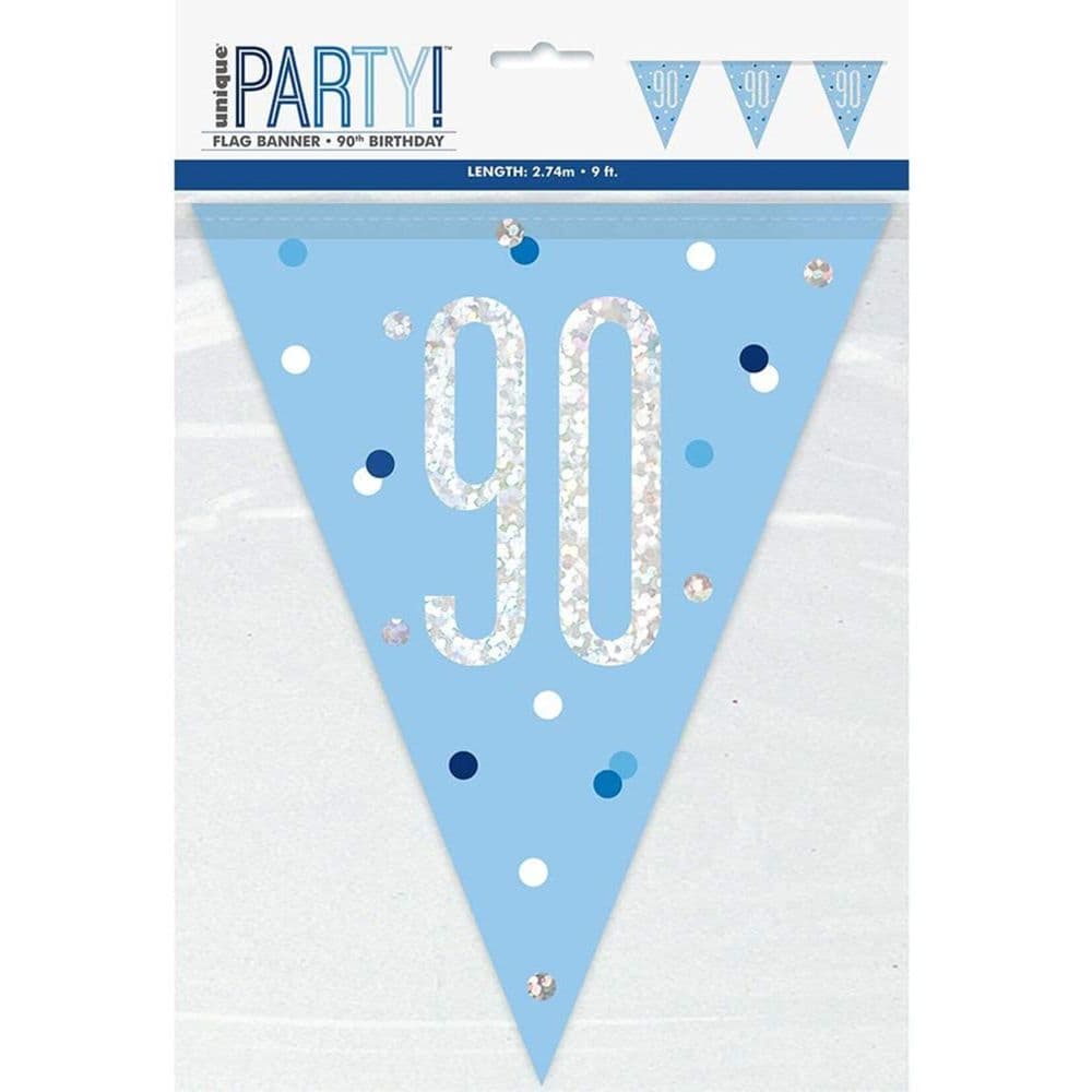 Glitz 90th Bunting