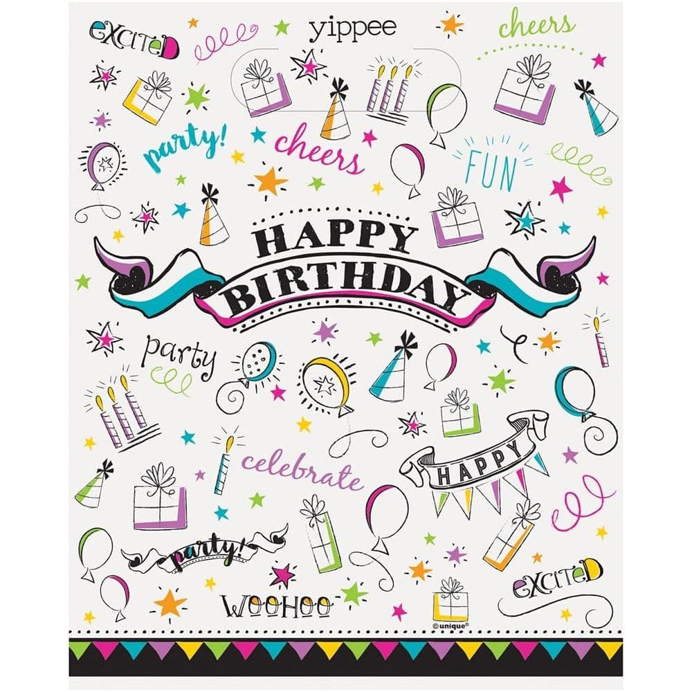 Doodle Happy Birthday Bags