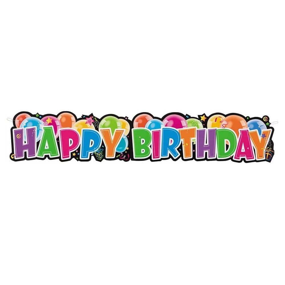 Giant Happy Birthday Banner