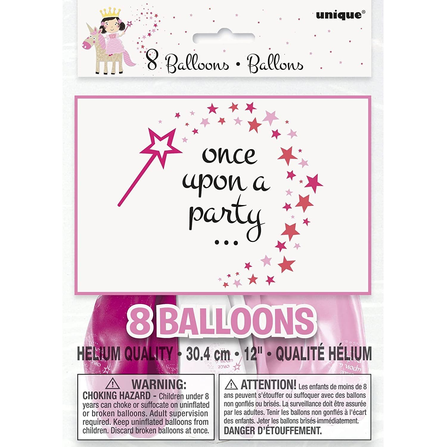 Princess & Unicorn Latex Balloons