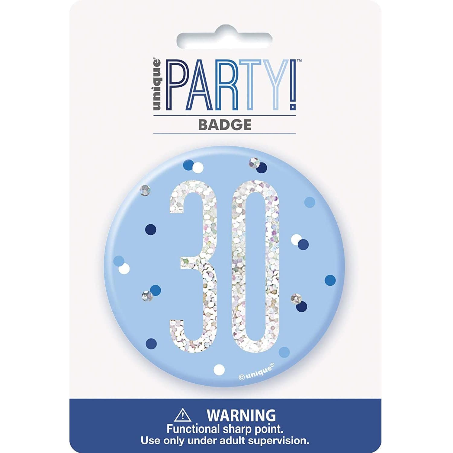 Prismatic 30th Birthday Badge