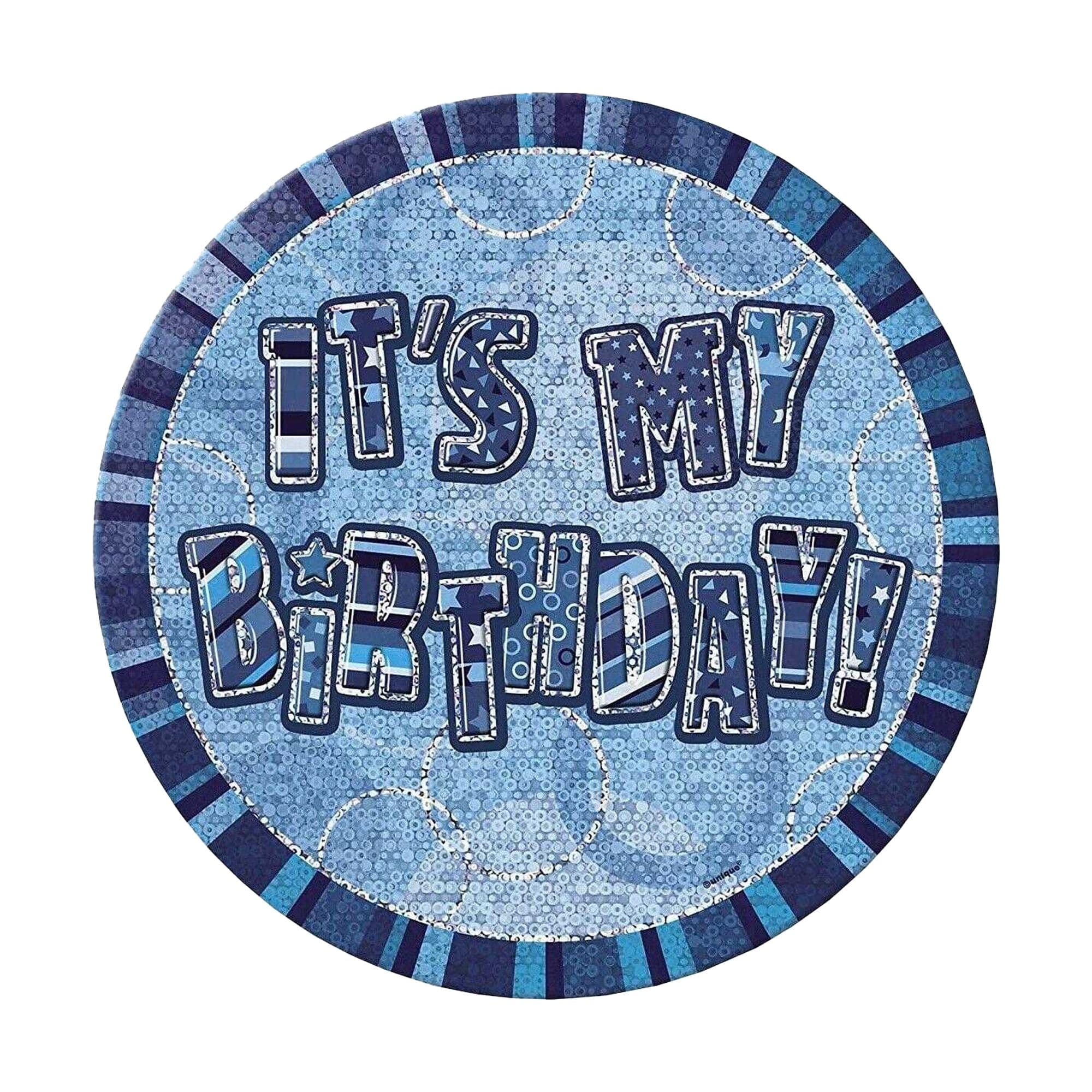 Glitz Birthday Badge