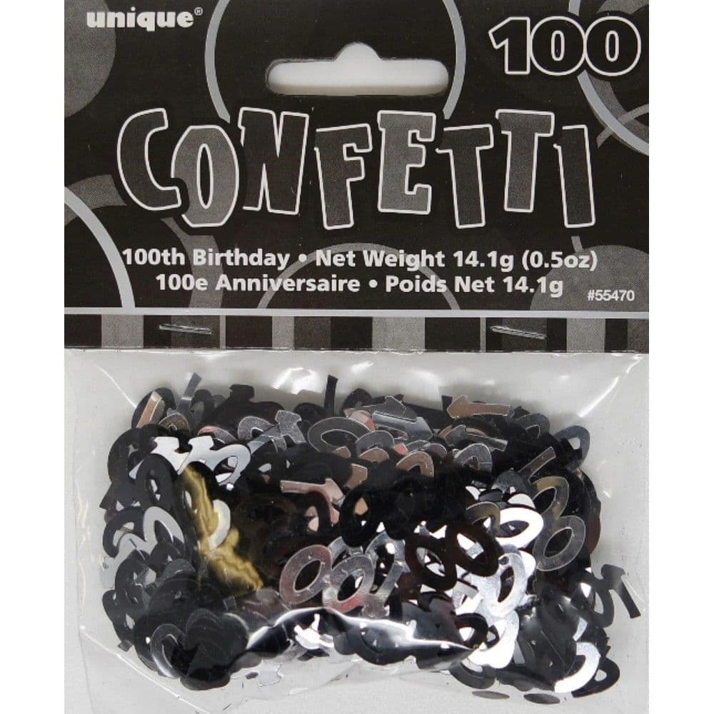 Foil Glitz 90th Confetti