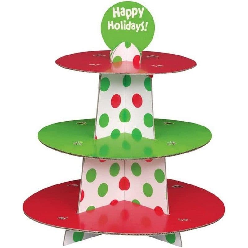 Polka Dot Tiered Cake Stand