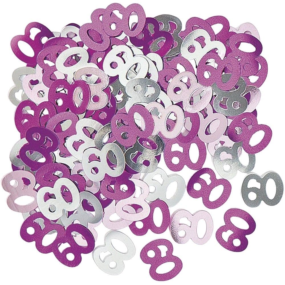Foil Glitz 60th Birthday Confetti