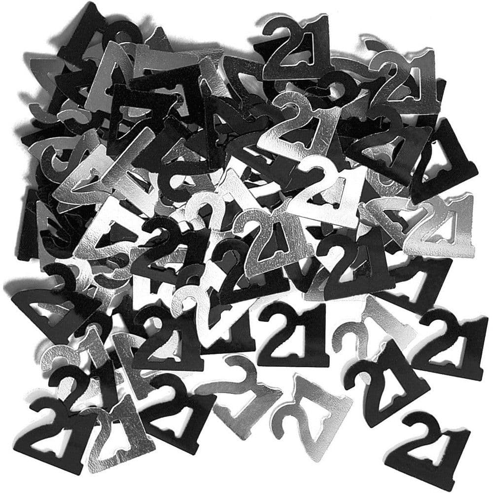Foil Glitz 21st Birthday Confetti